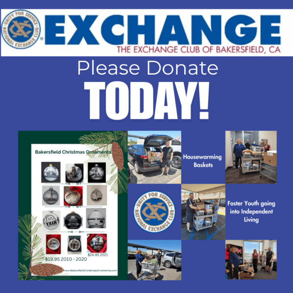 Exchange Club of Bakersfield Donation